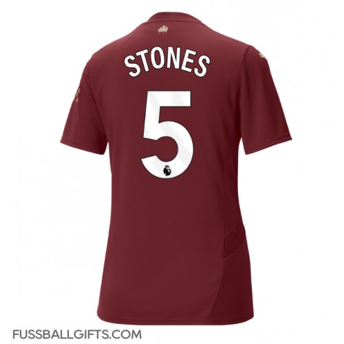 Manchester City John Stones #5 Fußballbekleidung 3rd trikot Damen 2024-25 Kurzarm